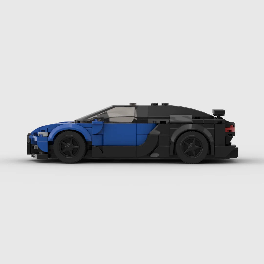 MOC Bugatti Veyron Racing Speed Champion Racer Building Blocks Brick Creative Garage Toys for Boys Gifts